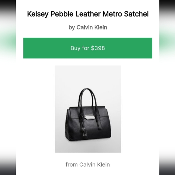 Calvin Klein Kelsey Pebble Bag - Picture 4 of 8